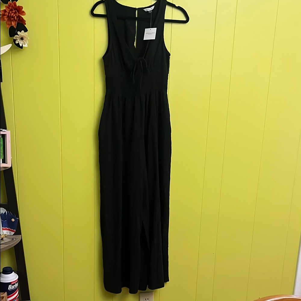 American Eagle Outfitters Black Sleeveless Jumpsuit